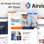Airvice – AC Repair Services WordPress Theme 1.1.6
 Nulled + Extended License Free Download