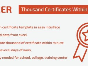 GECER – Bulk Certificate Generator Nulled + Extended License Free Download
